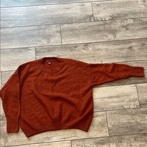 Vince Camuto Rust Crewneck Sweater